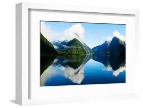 Milford Sound, Fiordland, New Zealand-Rawpixel com-Framed Photographic Print