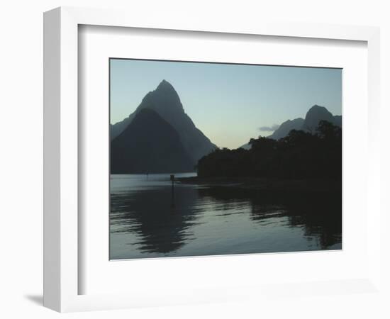 Milford Sound, Fjordland National Park, New Zealand-William Sutton-Framed Photographic Print