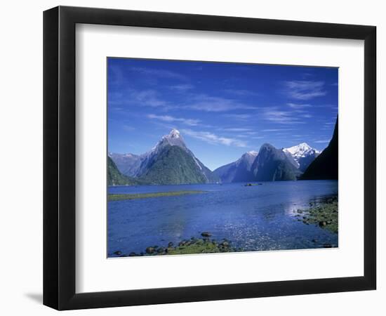 Milford Sound, Fjordland, South Island, New Zealand-Jon Arnold-Framed Photographic Print