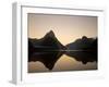 Milford Sound / Mitre Peak, Fjordland National Park, South Island, New Zealand-Steve Vidler-Framed Photographic Print