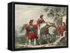 Militaria, Cavalry Troops at Time of Juan Manuel De Rosas by Carlos Morel, Lithograph, 1845-null-Framed Stretched Canvas