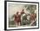 Militaria, Cavalry Troops at Time of Juan Manuel De Rosas by Carlos Morel, Lithograph, 1845-null-Framed Giclee Print