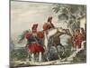 Militaria, Cavalry Troops at Time of Juan Manuel De Rosas by Carlos Morel, Lithograph, 1845-null-Mounted Giclee Print