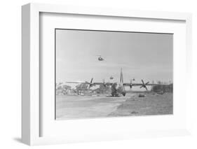 Military Aircraft at Dau Tieng Air Field-null-Framed Photographic Print