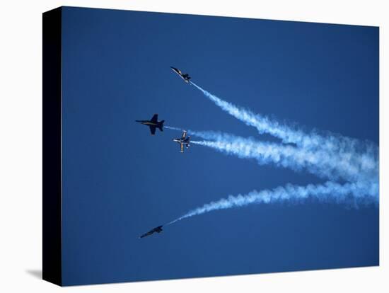 Military Aircraft in Airshow-Walter Bibikow-Stretched Canvas