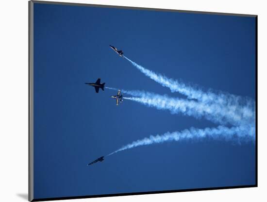 Military Aircraft in Airshow-Walter Bibikow-Mounted Photographic Print