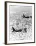 Military Airplane Dropping Bombs in Vietnam-null-Framed Photographic Print