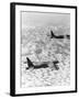 Military Airplane Dropping Bombs in Vietnam-null-Framed Photographic Print