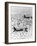 Military Airplane Dropping Bombs in Vietnam-null-Framed Photographic Print