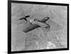 Military Airplane in Flight-null-Framed Photographic Print