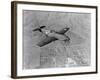 Military Airplane in Flight-null-Framed Photographic Print