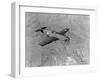 Military Airplane in Flight-null-Framed Photographic Print