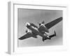 Military Airplane in Flight-null-Framed Photographic Print