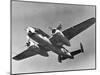 Military Airplane in Flight-null-Mounted Photographic Print