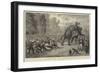 Military Amusements in Afghanistan, the Tug of War in the Camp at Gundamuk-Johann Nepomuk Schonberg-Framed Giclee Print