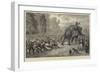 Military Amusements in Afghanistan, the Tug of War in the Camp at Gundamuk-Johann Nepomuk Schonberg-Framed Giclee Print