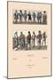 Military and Civil Costumes of the Italian Nobility, 1300-1600-Racinet-Mounted Art Print
