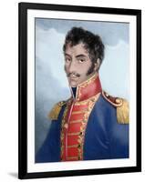 Military and Venezuelan Statesman Called 'The Liberator'-Prisma Archivo-Framed Photographic Print