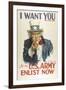 Military and War Posters: I Want YOU for the U.S. Army. James Montgomery Flagg-null-Framed Art Print