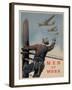 Military and War Posters: Men at Work. Adolph Treidler-null-Framed Art Print