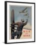 Military and War Posters: Men at Work. Adolph Treidler-null-Framed Art Print