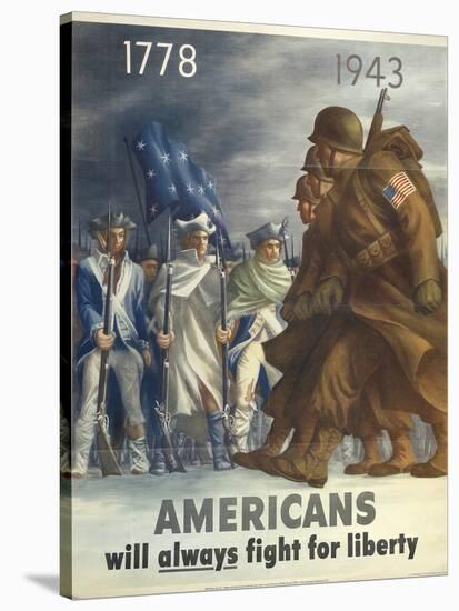 Military and War Posters: Office of War Information, Division of Public Inquiries, 1943-null-Stretched Canvas