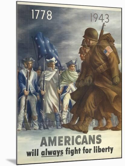 Military and War Posters: Office of War Information, Division of Public Inquiries, 1943-null-Mounted Art Print