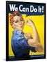 Military and War Posters: We Can Do It! J Howard Miller, 1942-null-Framed Art Print