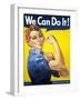 Military and War Posters: We Can Do It! J Howard Miller, 1942-null-Framed Art Print