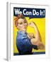 Military and War Posters: We Can Do It! J Howard Miller, 1942-null-Framed Art Print