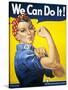 Military and War Posters: We Can Do It! J Howard Miller, 1942-null-Stretched Canvas