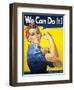 Military and War Posters: We Can Do It! J Howard Miller, 1942-null-Framed Art Print