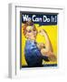 Military and War Posters: We Can Do It! J Howard Miller, 1942-null-Framed Art Print