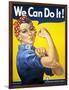 Military and War Posters: We Can Do It! J Howard Miller, 1942-null-Framed Premium Giclee Print