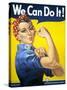 Military and War Posters: We Can Do It! J Howard Miller, 1942-null-Stretched Canvas