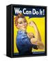 Military and War Posters: We Can Do It! J Howard Miller, 1942-null-Framed Stretched Canvas
