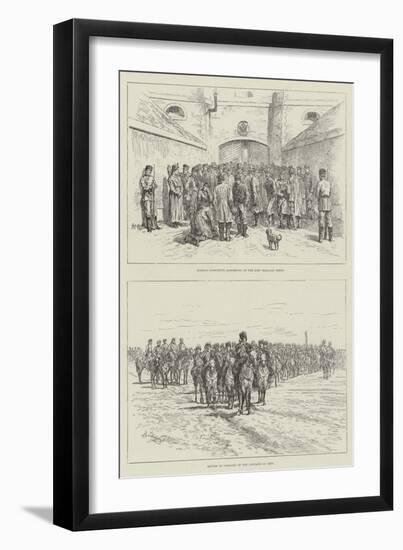 Military at Kiev-Johann Nepomuk Schonberg-Framed Giclee Print