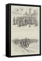 Military at Kiev-Johann Nepomuk Schonberg-Framed Stretched Canvas