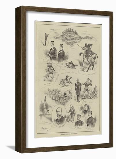 Military Athletics at Aldershot-Horace Morehen-Framed Giclee Print