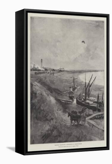 Military Ballooning, Experiments at Shoeburyness-Henry Charles Seppings Wright-Framed Stretched Canvas