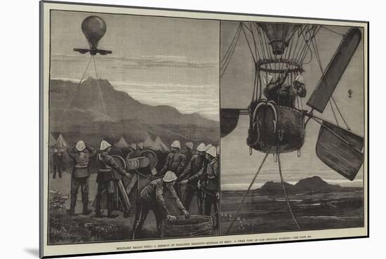 Military Ballooning, Method of Floating Balloon, Signals at Rest, Near View of Car, Signals Working-William Bazett Murray-Mounted Giclee Print