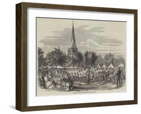 Military Bazaar at Chatham-null-Framed Giclee Print