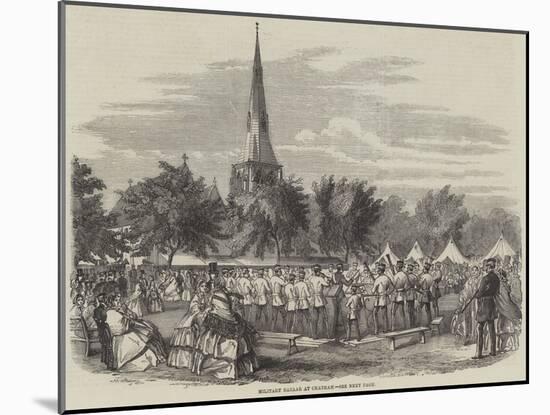 Military Bazaar at Chatham-null-Mounted Giclee Print