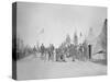 Military Camp with Soliders in Street During the American Civil War-Stocktrek Images-Stretched Canvas