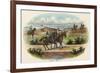 Military Cavalry Scouts-Richard Simkin-Framed Premium Giclee Print