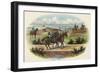 Military Cavalry Scouts-Richard Simkin-Framed Art Print