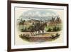 Military Cavalry Scouts-Richard Simkin-Framed Art Print