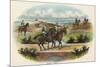 Military Cavalry Scouts-Richard Simkin-Mounted Art Print