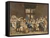 Military Celebration of Sharphooters Celebrating the Peace of Munster in Amsterdam-Bartholomeus Van Der Helst-Framed Stretched Canvas