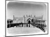 Military Ceremony in Front of Khudayar Khan Palace-null-Mounted Photographic Print